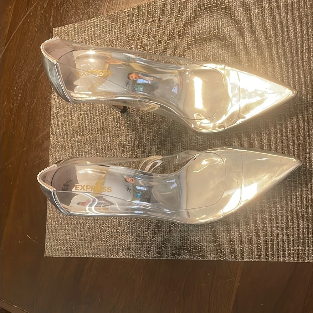 Express clear  Women's Heels